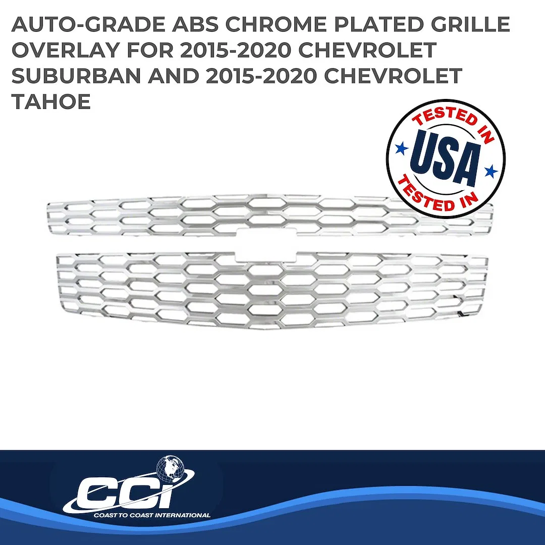 IWCGI127 – COAST2COAST Grille Insert, Overlay 2 Piece Chrome Plated ABS Plastic - view 2